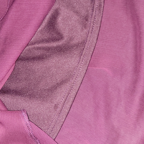 Double-Layer Dark Magenta Skirt - Picture 4 of 4